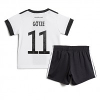 Tyskland Mario Gotze #11 Hemmatröja Barn VM 2022 Kortärmad (+ Korta byxor)